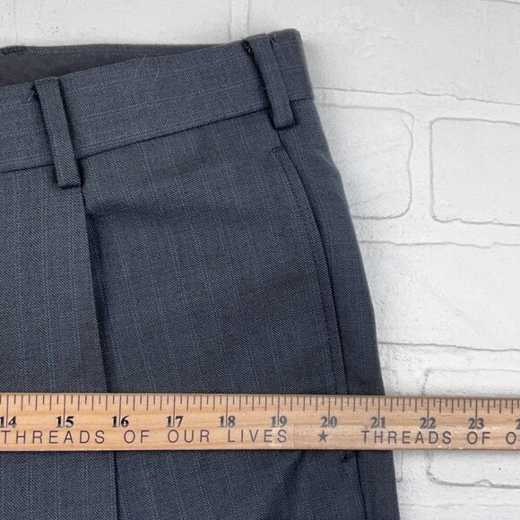 Pierre Cardin‎ Suit Men 42R 34Wx29L Gray Blue Stripe Wool South Africa Classic - Picture 14 of 16